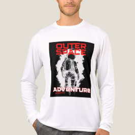 Astronaut svävande i yttre rymden design t shirt
