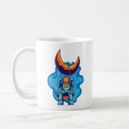 Astronaut svävar i rymden kaffemugg