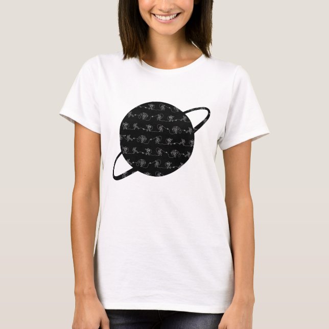 Astronaut Sweatshirt T Shirt (Framsida)