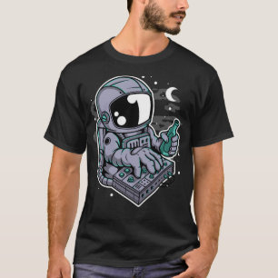 Astronaut Synth - Funny Rymden Älskare T Shirt