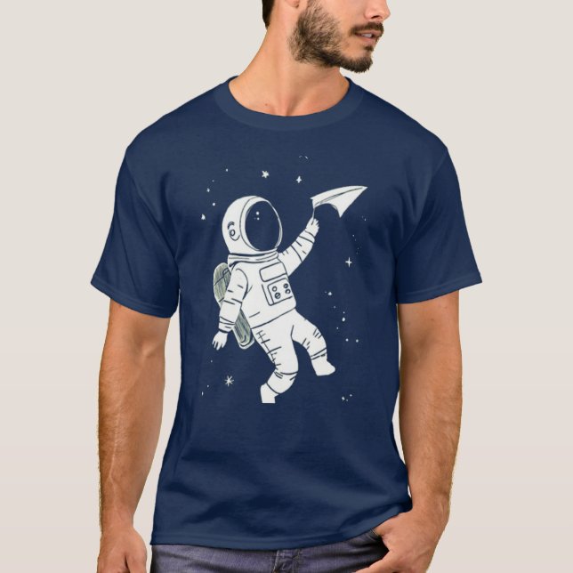 "astronaut" t shirt (Framsida)