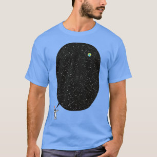 Astronaut talar om Tob:s oändliga Cosmos T Shirt