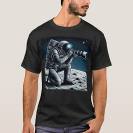 Astronaut tar foton på Måne T Shirt