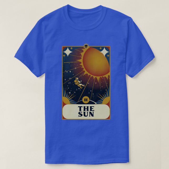 Astronaut Tarot Sol av Tobe Fonseca T Shirt (Design framsida)