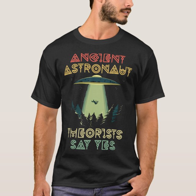 Astronaut-teorister säger ja - Alien Head T Shirt (Framsida)
