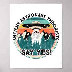 Astronaut-teorister säger ja - Utomjordingar långa Poster