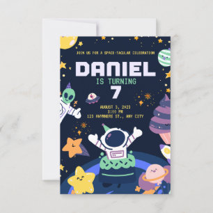 ASTRONAUT THEME BIRTHDAY INBJUDNINGAR