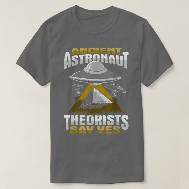 Astronaut Theorist säger ja Design T-Shirt (Design framsida)
