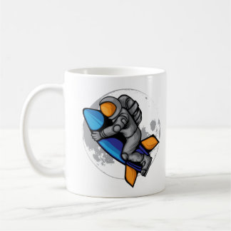 Astronaut Till Månen Kaffemugg