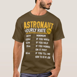 Astronaut - timtaxa - beundransvärda planets rymda t shirt