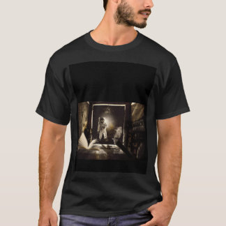 Astronaut Tittar i fönster T Shirt