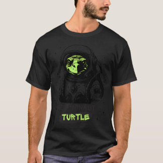 Astronaut Turtle Paint T Shirt