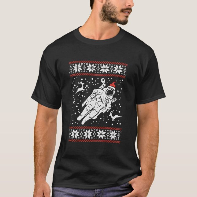 Astronaut Ugly Space T Shirt (Framsida)