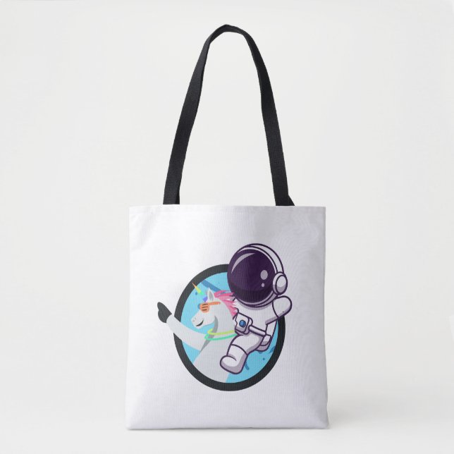 Astronaut unicorn tygkasse (Framsida)