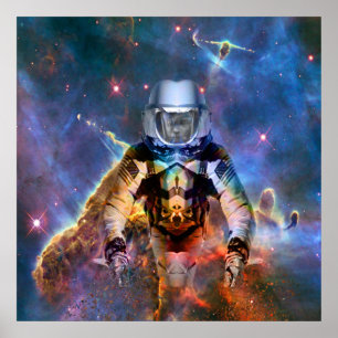 Astronaut-upplösning Poster