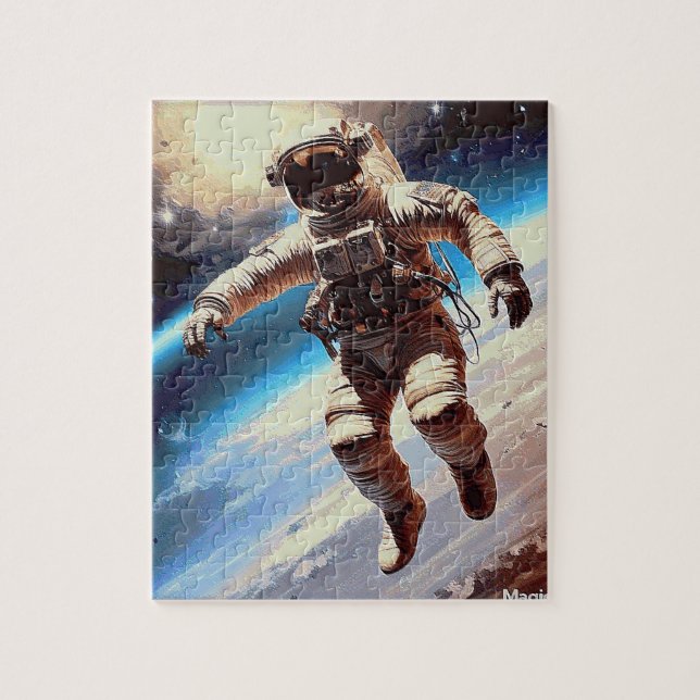 Astronaut utan förbindelse pussel (Vertikal)