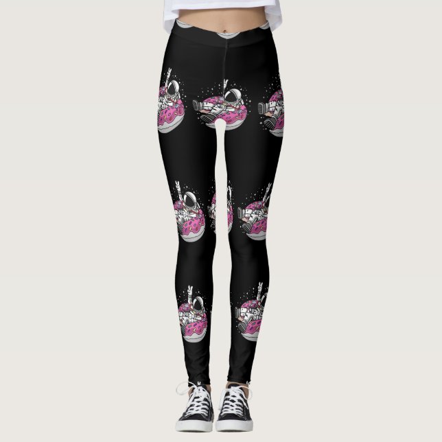 Astronaut Vacation Leggings (Framsida)