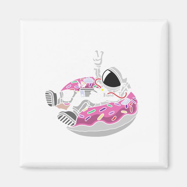 Astronaut Vacation Magnet (Framsidan)