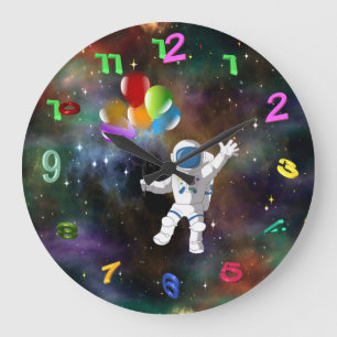 Astronaut-väggklocka Stor Klocka