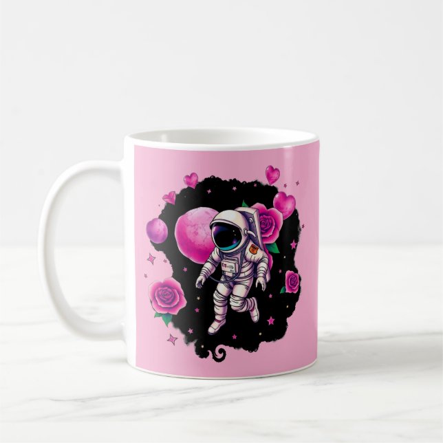 Astronaut Valentine Ro Kaffemugg (Vänster)