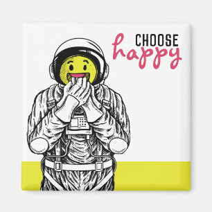Astronaut [välj lycklig] magnet