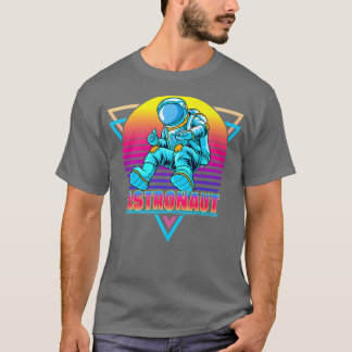 Astronaut Vaporwave Retro Aesthetic 90s  T Shirt