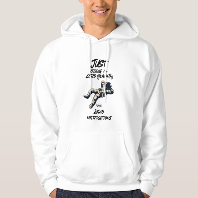 Astronaut vibes Apparel Hoodie (Framsida)