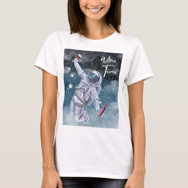 ASTRONAUT VIN T SHIRT (Framsida)