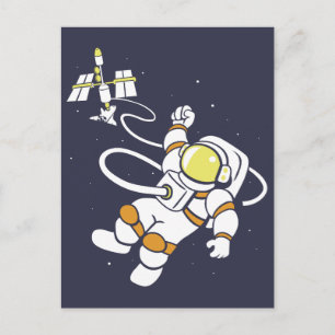 Astronaut Vykort