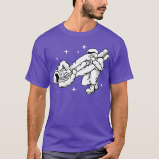 Astronaut Weltraum Jiu Jitsu Karate Kampfsport T Shirt