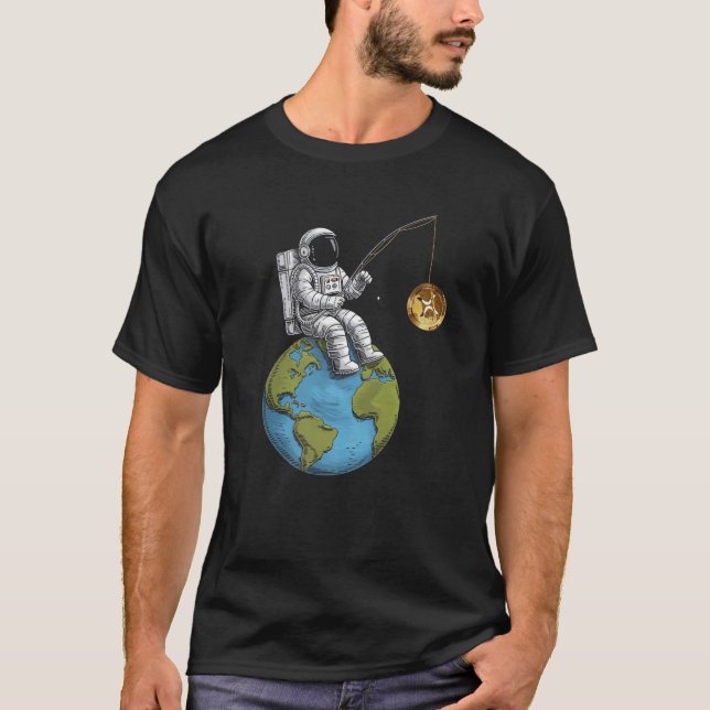 Astronaut XRP Ripple Krypto Kryptovaluta Xrp Förha T Shirt (Framsida)