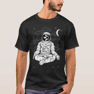 Astronaut Yoga Quant Qnt Coin to Måne Crypto T T Shirt