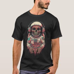 Astronaut Zombie Rymden T Shirt