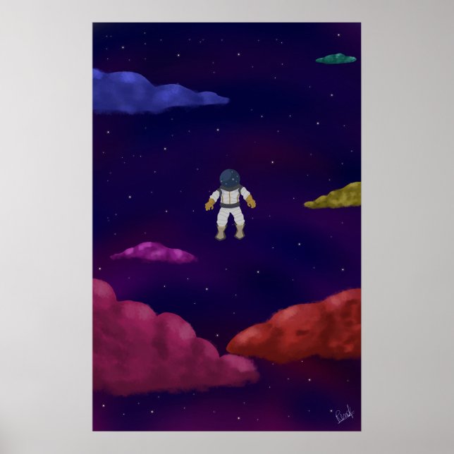 Astronauta a deriva poster (Framsidan)