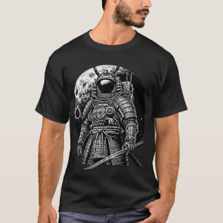 Astronauta Samurai Luna T Shirt