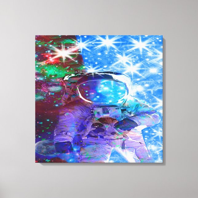 Astronautdimensioner Canvastryck (Framsida)