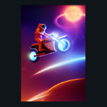 Astronautens Biker Poster - Stöt Måne<br><div class="desc">Vintage sci-fi möter rebellandan i den här kosmiska bikerna poster! färg-program för 60-årsjubileum (välj 60-årsjubileum/80-årsjubileum) Anpassadets registreringsskylt (lägg till ditt namn) Premium-papper (färger pop!) med många-storlekar (12 x 18 tum, 24 x 36 tum eller mer) Perfekt För: ・ Männicaves 🏍️ NASA-🚀 ・ Gift för motorcykel älskare fläkt 🎁 Galactic- För...</div>