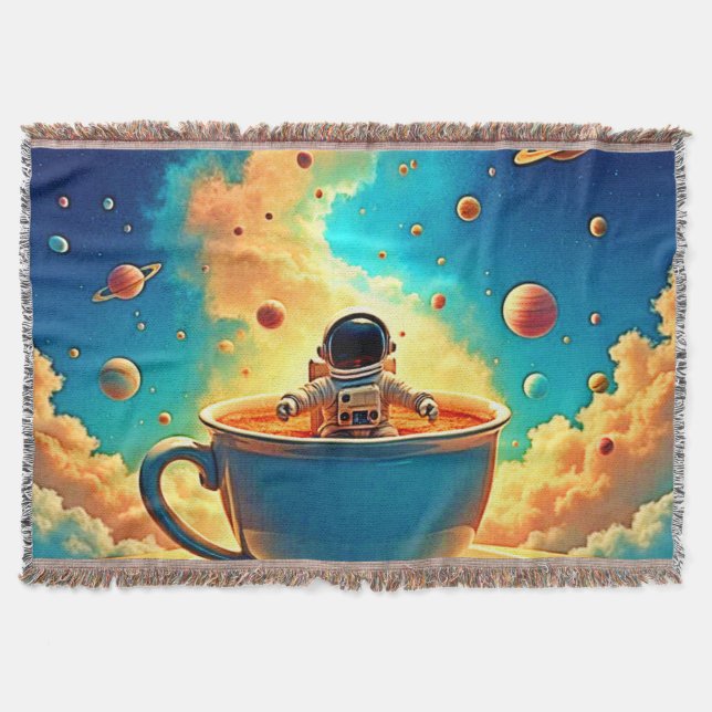 Astronautens Coffee Cosmos Resa Filt (Framsidan)
