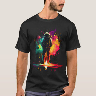 Astronautens visningsutrymme t shirt