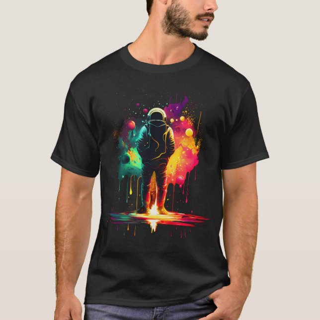 Astronautens visningsutrymme t shirt (Framsida)