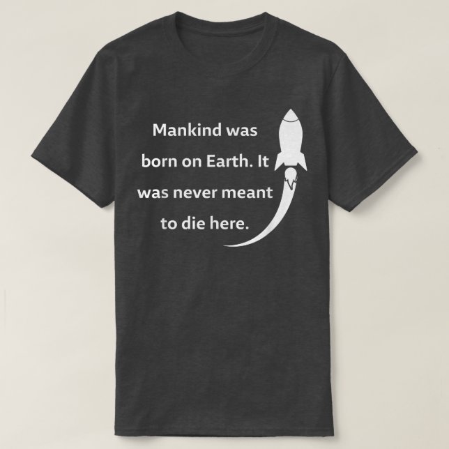 Astronauter, astronauter, rymden, rymdfarten, mars t shirt (Design framsida)