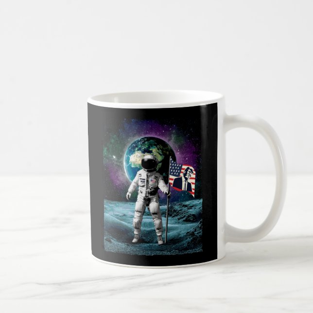 Astronauter för Trump 2024-inbjudan Kaffemugg (Höger)