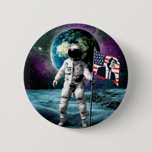 Astronauter för Trump 2024-inbjudan Knapp