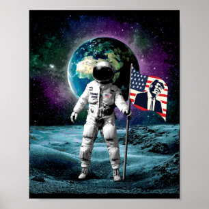 Astronauter för Trump 2024-inbjudan Poster
