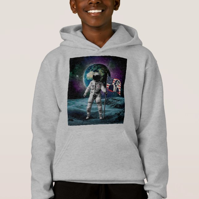 Astronauter för Trump 2024-inbjudan T Shirt (Framsida)