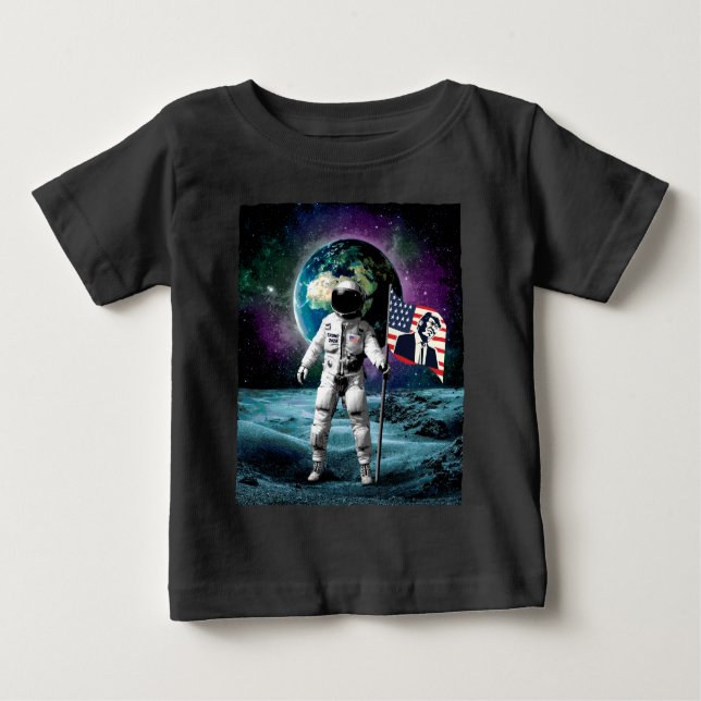 Astronauter för Trump 2024-inbjudan T Shirt (Framsida)