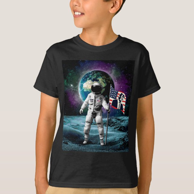 Astronauter för Trump 2024-inbjudan T Shirt (Framsida)
