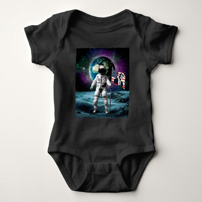 Astronauter för Trump 2024-inbjudan T Shirt (Framsida)