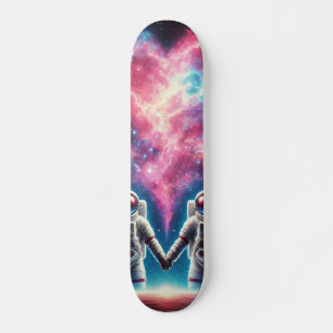 Astronauter Galaxy Skateboard Deck