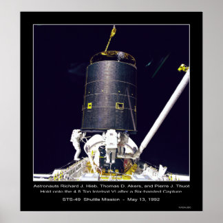 Astronauter Hieb, Akers och Thout Poster